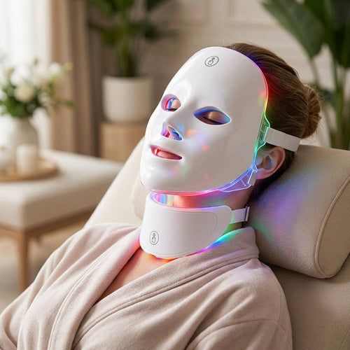 Máscara facial y de cuello LED Skintavia